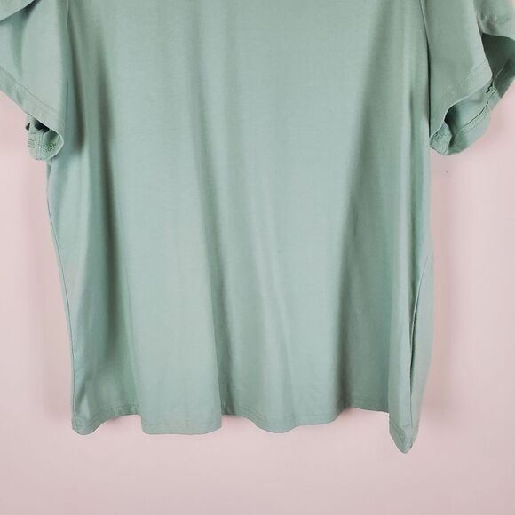 Shein Curve Light Green Shirt Size 2Xl - Picture 3 of 7